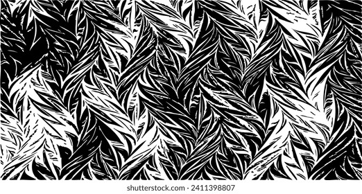 Rough texture. Broken plaster wall effect. Grunge worn damask pattern design. Distressed fabric texture. Overlay texture design. Vector illustration. Eps10.