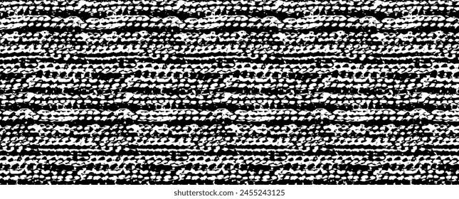 Rough texture. Broken plaster wall effect. Grunge worn damask pattern design. Distressed fabric texture. Overlay texture design. Vector illustration. Eps10.