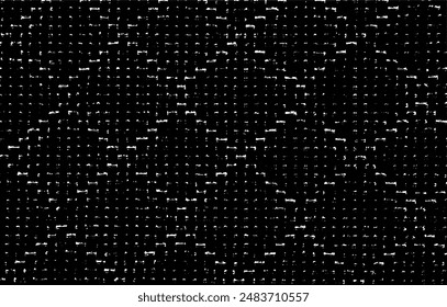 Rough texture. Broken plaster wall effect. Grunge worn damask pattern design. Distressed fabric texture. Overlay texture design. Vector illustration. Eps10.