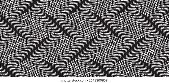 Textura áspera. Efeito de parede de gesso quebrado. Projeto padrão de damasco desgastado grunge. Textura de tecido angustiado. Design de textura de sobreposição. Ilustração vetorial. Eps10