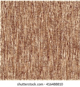 Rough texture. Brown striped background. Vector design.