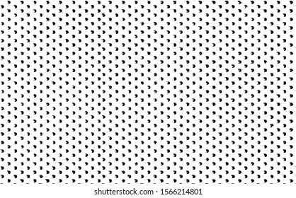 Rough texture composed of monochrome geometric elements. Overlay distressed grunge background. Abstract vector illustration. Isolated on white background. EPS10