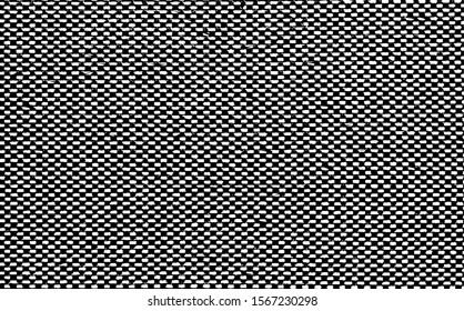 Rough texture composed of monochrome geometric elements. Overlay distressed grunge background. Abstract vector illustration. Isolated on white background. EPS10