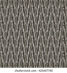 Rough texture with notches. Abstract patterned background. Vector design.