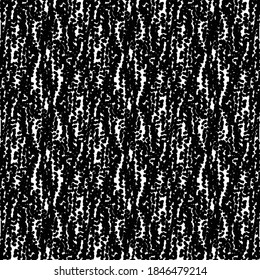 Rough texture which are outlined some diamonds linked in a chain. Decorative graphics in black and white.