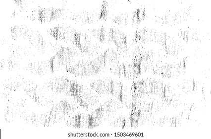 Rough texture. Worn down wallpaper pattern design. Broken plaster grunge damask effect. Distressed overlay texture design. Vector illustration. Eps10.