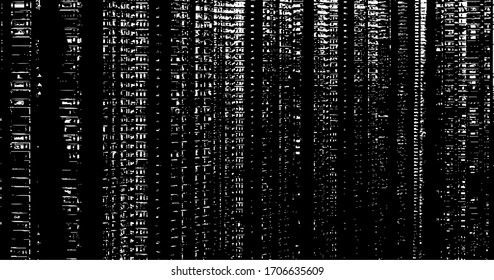 Rough texture. Worn down wallpaper pattern design. Broken plaster grunge damask effect. Distressed overlay texture design. Vector illustration. Eps10.