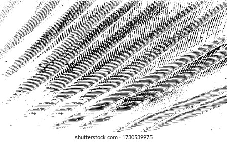 Rough texture. Worn down wallpaper pattern design. Broken plaster grunge damask effect. Distressed overlay texture design. Vector illustration. Eps10.