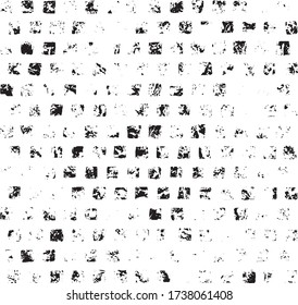 Textura áspera. Diseño de patrones de papel pintado. Efecto del amortiguador de grunge de yeso roto. Diseño de textura superpuesta con problemas. Ilustración vectorial. Eps10.