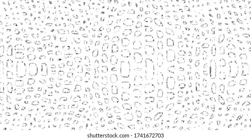 Rough texture. Worn down wallpaper pattern design. Broken plaster grunge damask effect. Distressed overlay texture design. Vector illustration. Eps10.