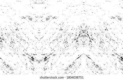 Rough texture. Worn down wallpaper pattern design. Broken plaster grunge damask effect. Distressed overlay texture design. Vector illustration. EPS10.