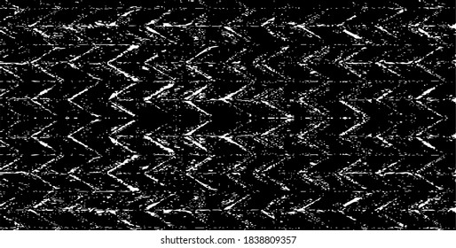 Rough texture. Worn down wallpaper pattern design. Broken plaster grunge damask effect. Distressed overlay texture design. Vector illustration. Eps10.