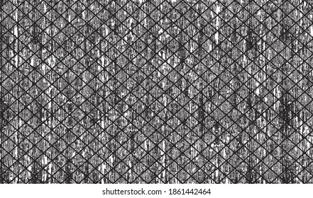 Rough texture. Worn down wallpaper pattern design. Broken plaster grunge damask effect. Distressed overlay texture design. Vector illustration. Eps10.