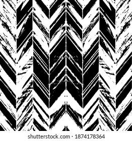 Rough texture. Worn down wallpaper pattern design. Broken plaster grunge damask effect. Distressed overlay texture design. Vector illustration. Eps10.