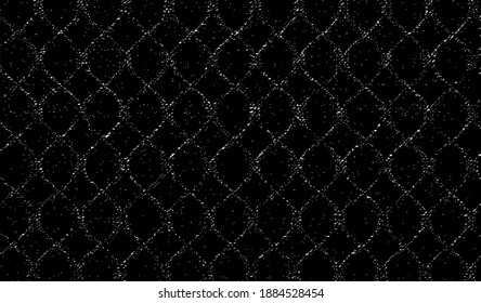 Rough texture. Worn down wallpaper pattern design. Broken plaster grunge damask effect. Distressed overlay texture design. Vector illustration. Eps10.
