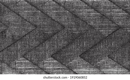 Rough texture. Worn down wallpaper pattern design. Broken plaster grunge damask effect. Distressed overlay texture design. Vector illustration. Eps10.