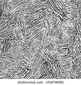 A rough texture. Worn down wallpaper pattern design. Broken plaster grunge damask effect. Distressed overlay texture design. Vector illustration. Eps10