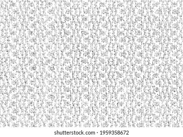 Rough texture. Worn down wallpaper pattern design. Broken plaster grunge damask effect. Distressed overlay texture design. Vector illustration. Eps10.