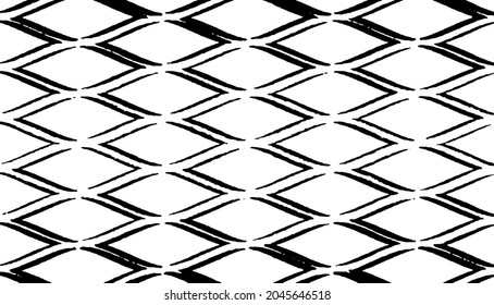 Rough texture. Worn down wallpaper pattern design. Broken plaster grunge damask effect. Distressed overlay texture Vector illustration