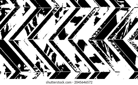 Texture brute. Conception de motif de papier peint usé. Effet de damas grunge du plâtre cassé. Texture superposition déformée Illustration Vectorielle