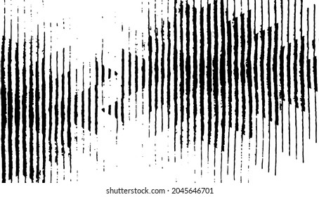 Rough texture. Worn down wallpaper pattern design. Broken plaster grunge damask effect. Distressed overlay texture Vector illustration