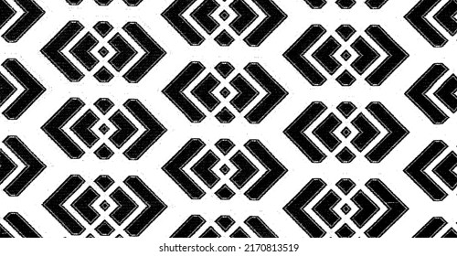 Rough texture. Worn down wallpaper pattern design. Broken plaster grunge damask effect. Distressed overlay texture design. Vector illustration. Eps10.