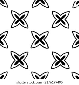 Rough texture. Worn down wallpaper tile pattern design. Broken plaster grunge damask effect. Distressed overlay texture design. Vector illustration. Eps10.