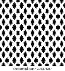 Rough texture. Worn down wallpaper tile pattern design. Broken plaster grunge damask effect. Distressed overlay texture design. Vector illustration. Eps10.