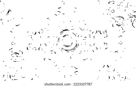 Rough texture. Worn down wallpaper pattern design. Broken plaster grunge damask effect. Distressed overlay texture design. Vector illustration. Eps10.