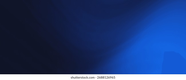 Rough textured minimalist soft transition abstract blue gradient blank design.