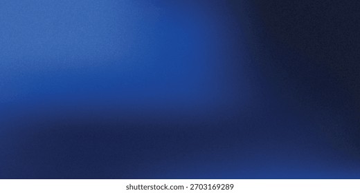 Diseño en blanco de gradiente azul abstracto de transición suave minimalista con textura rugosa.