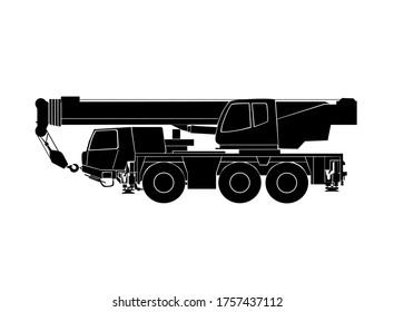 ROUGH TRRAIN CRANE HIGH VECTOR