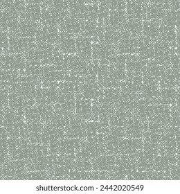 Rough tweed cloth texture. Gray wool textile material with white flecks. Slub fabric. Vector seamless pattern.