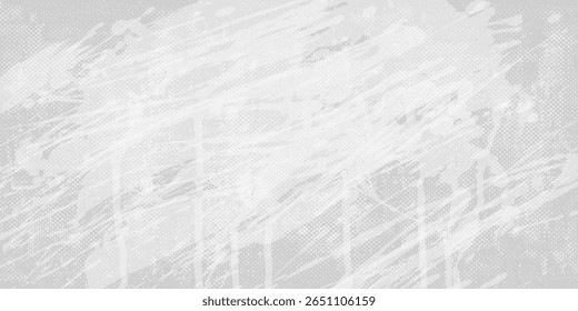 Rough urban grunge background. Black, grey dirty surface. Old wall imitation. Vector illustration. Brush strokes, halftone  texture. 