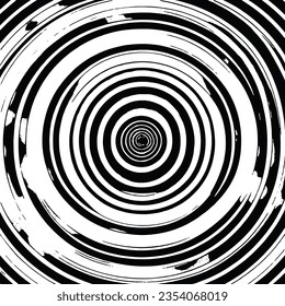 Rough vector background, abstract round texture