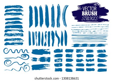 rough vector brush strokes