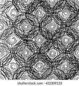 Rough vector texture with random octagons
