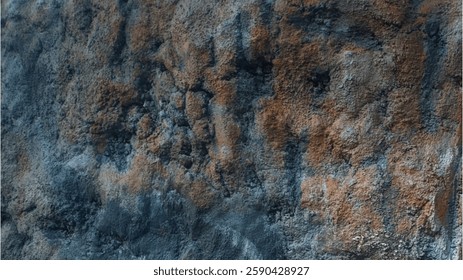 a rough and weathered stone texture with a mix of earthy brown and gray tones. The surface appears naturally eroded, with an uneven, porous, and rugged pattern, possibly depicting an old rock wall.