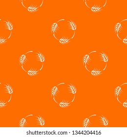 Rough wheat pattern vector orange for any web design best