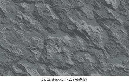 Rough white gray stone plaster wall for designers, background. Details of stone texture background. Material used for decoration furniture interior design modern. Vector illustration.