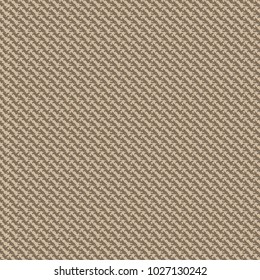 Rough wool blanket with a jagged stripes structure. Twill or chevron fabric type. Abstract vector.