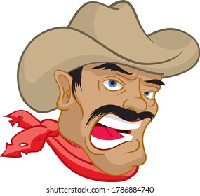 Rough Working Hat Wearing Cowboy man