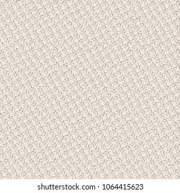 Rough woven fabric texture. Old beige upholstery background. Vector illustration.