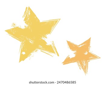 Rauhigkeitsstern für die Dekoration Vektorillustration Grafik EPS 10
