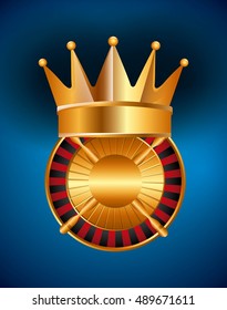 roulete casino game icon vector illustration design