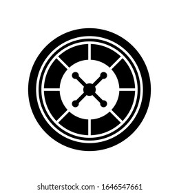 Designvorlagen für Roulette Casino-Vektorillustration