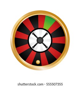 roulette casino related icons image vector illustration design 