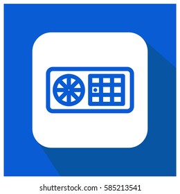 Roulette casino vector icon
