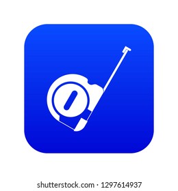 Roulette construction icon digital blue for any design isolated on white vector illustration