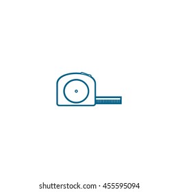 Roulette construction, icon in vector